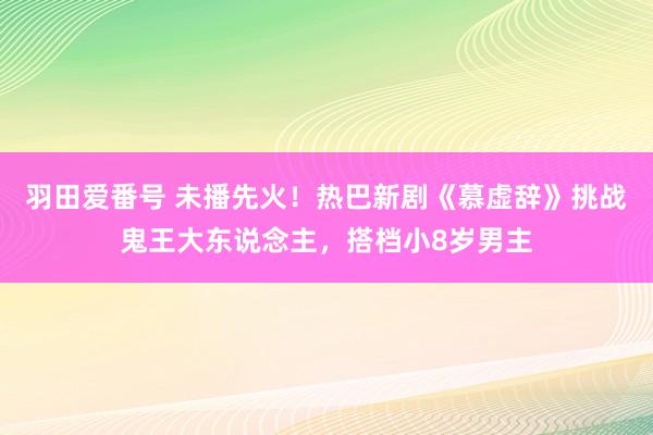 羽田爱番号 未播先火！热巴新剧《慕虚辞》挑战鬼王大东说念主，搭档小8岁男主