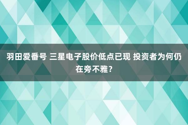 羽田爱番号 三星电子股价低点已现 投资者为何仍在旁不雅？